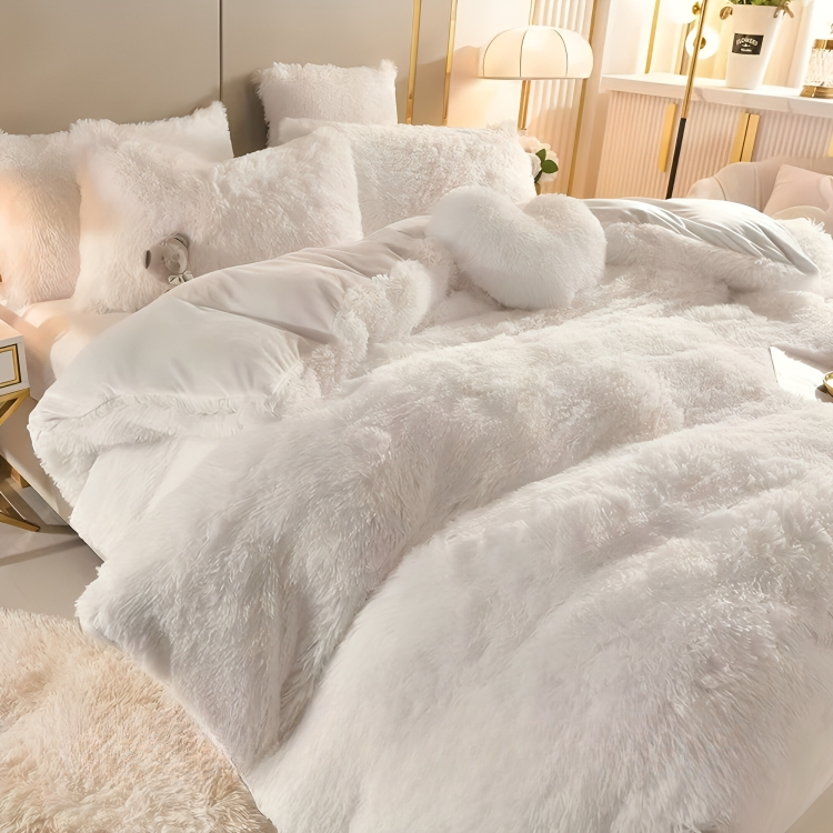 Luxe Velvet Duvet Cover Set - Soft Comfort