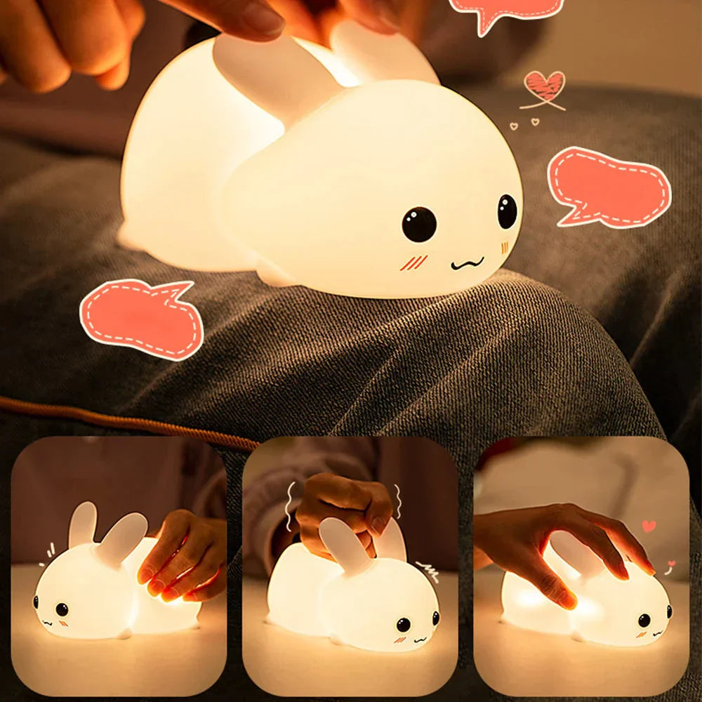 BunnyGlow - Cute LED Night Light for Kids