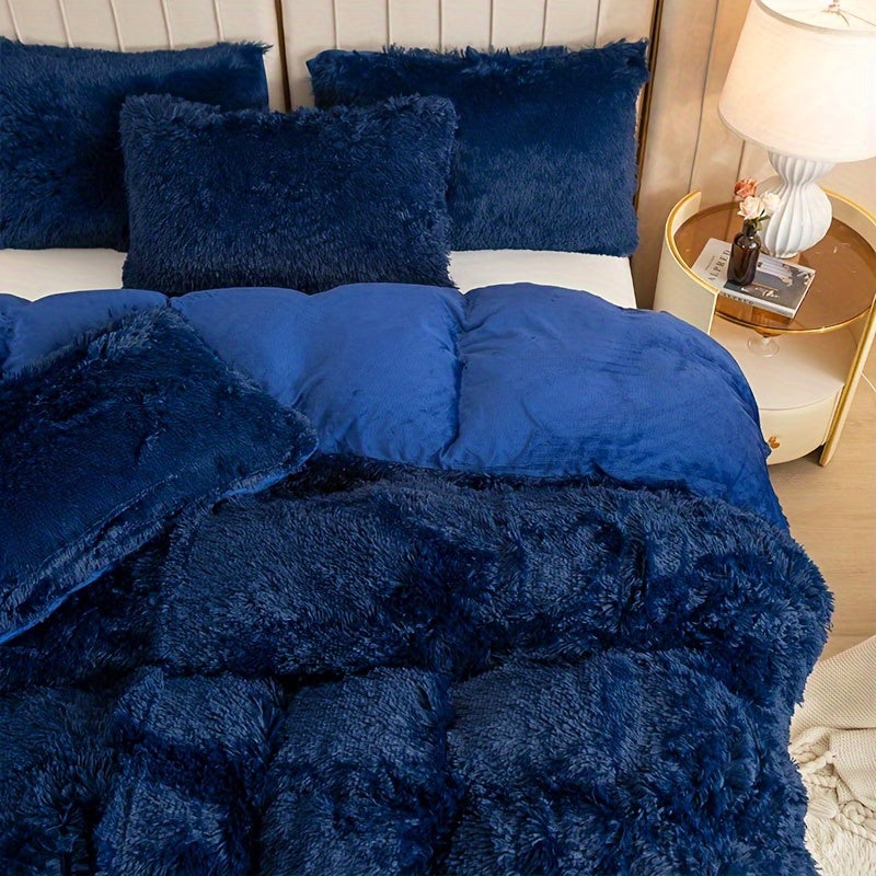 Ultra-Soft Plush Duvet Cover Set - Zipped