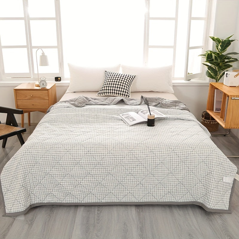 Preppy Plaid Summer Blanket - Cool Nights