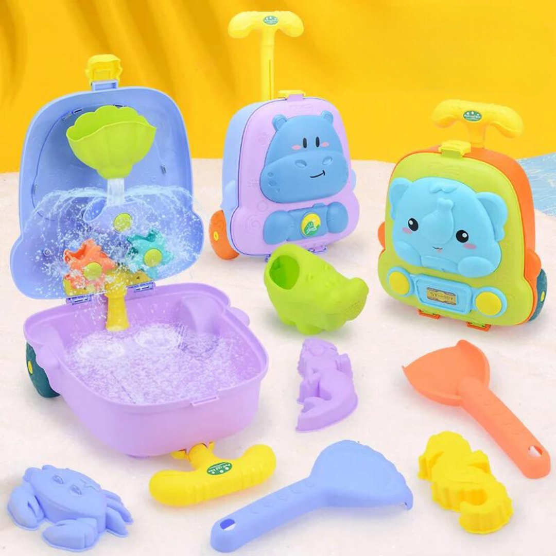 BeachBuddy Trolley - Pull-Along Beach and Sand Toy Set for Kids