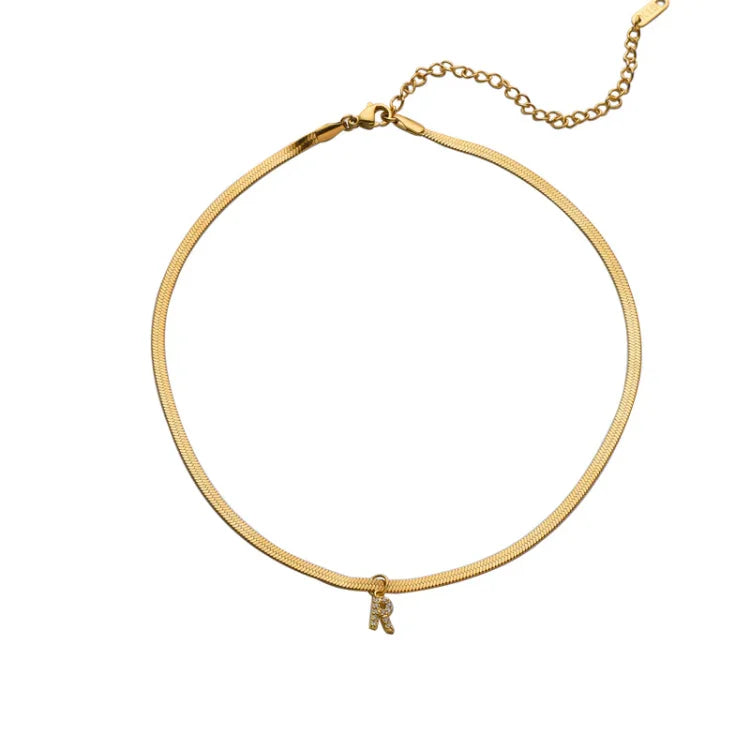 Ella - Gold Initial Necklace for Women