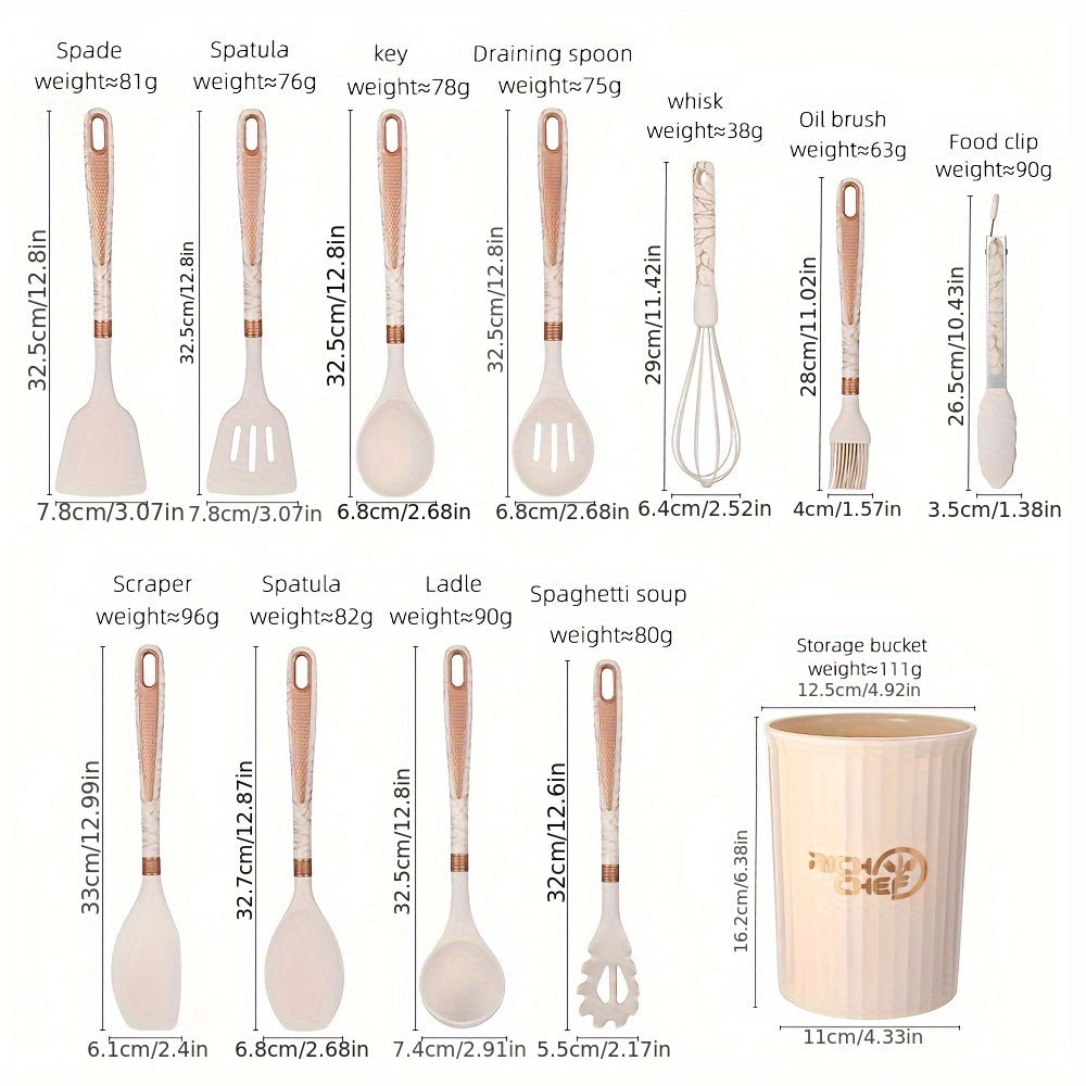 Premium Cooking Silicone Utensil Set