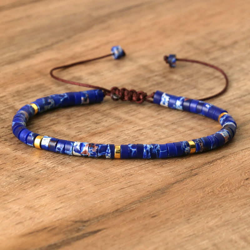 Seraphina - Braided Natural Stone Bead Bracelet for Women