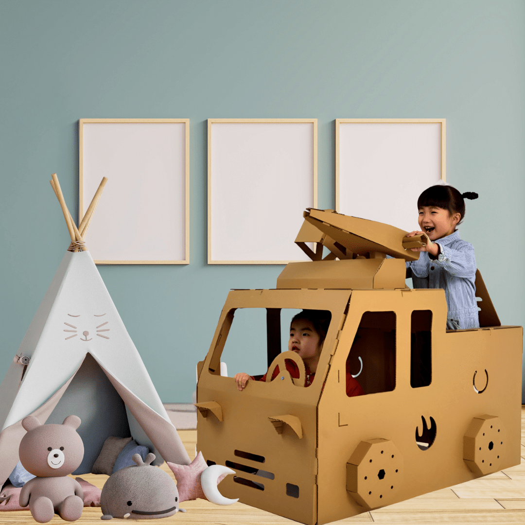 Montessori - DIY Cardboard Figures Building Set