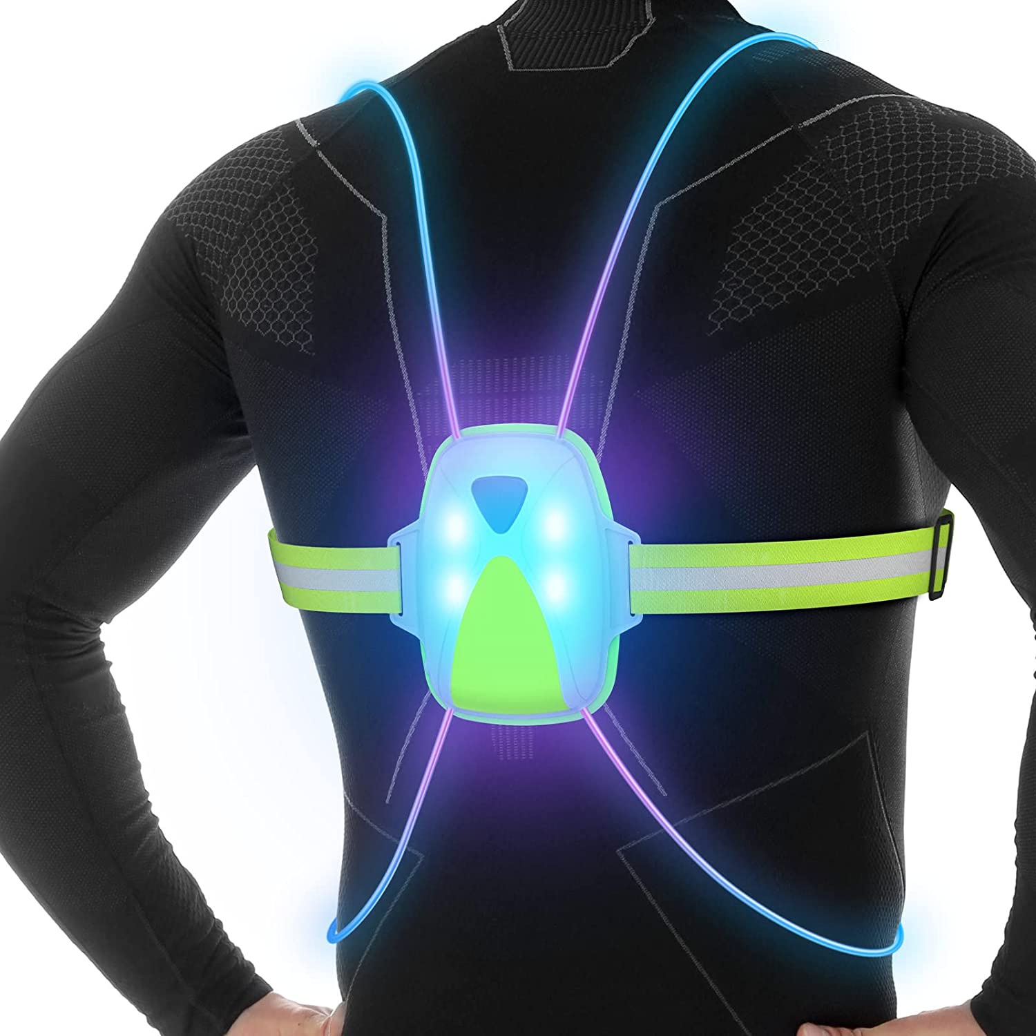 ReflectGlow - LED Running Safety Vest
