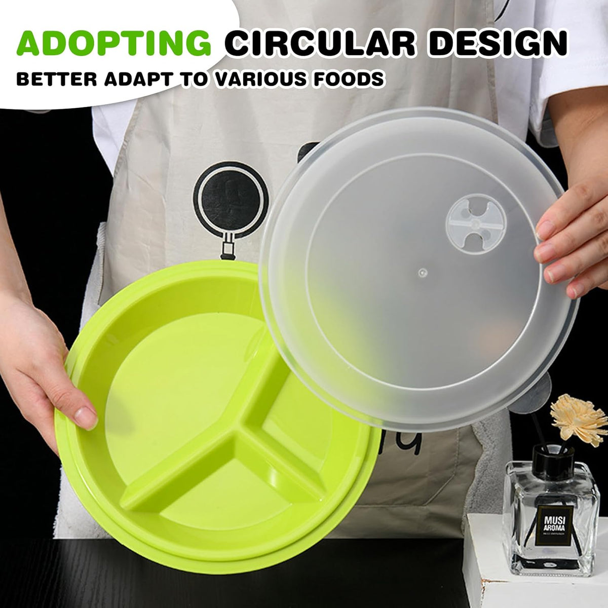 PortionMaster - Travel-Friendly Portion Control Plate