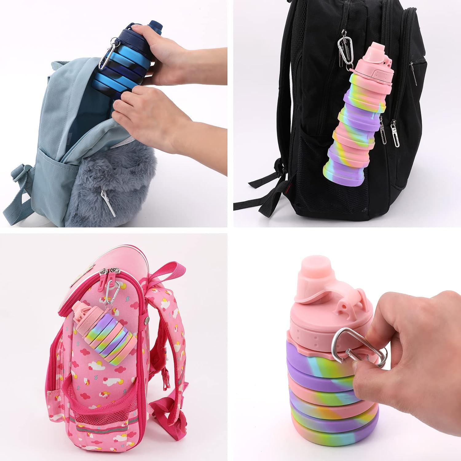 FlexiHydrate - Collapsible Travel Water Bottle