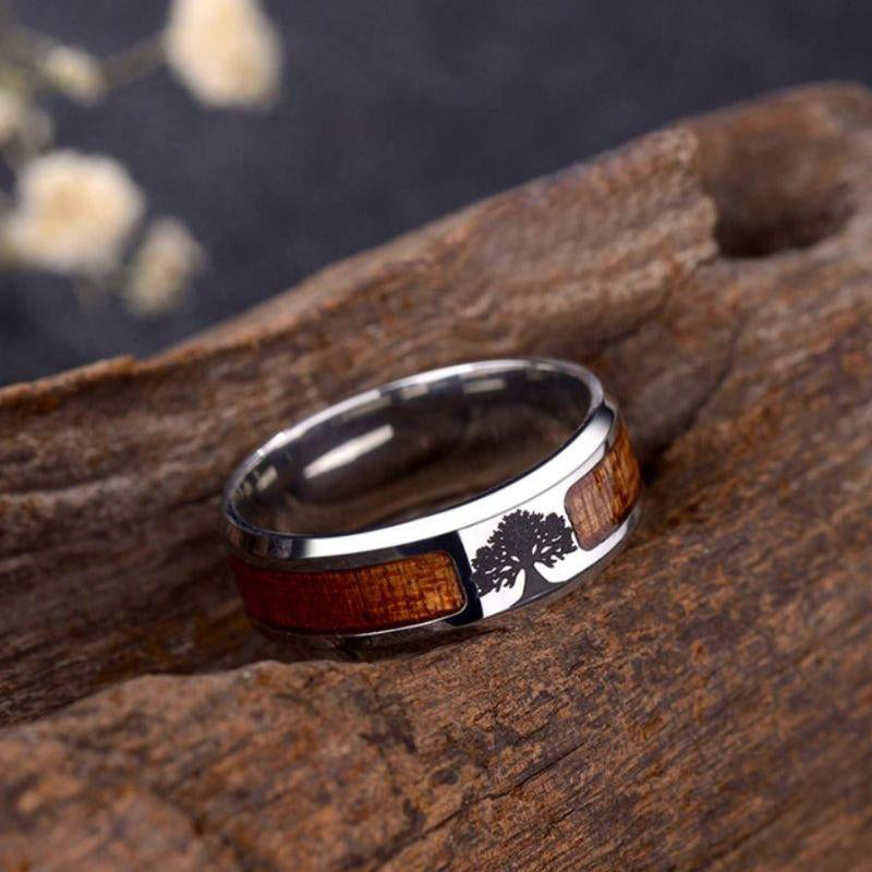 Elina - Stainless Steel Tree of Life Ring for Women