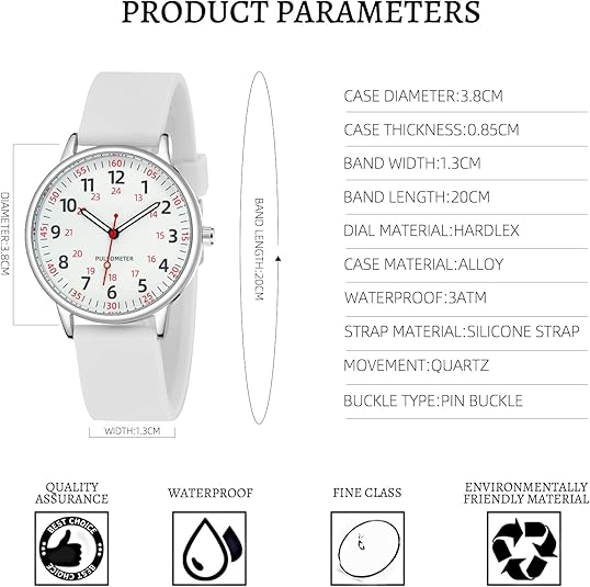 NurseTime - Water-Resistant Nurse Watch