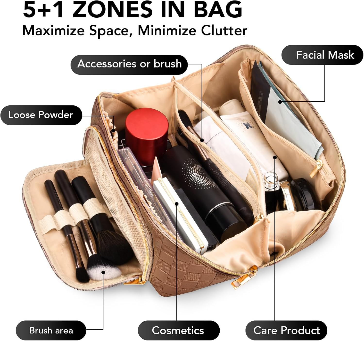 GlamBag - Waterproof Makeup Bag