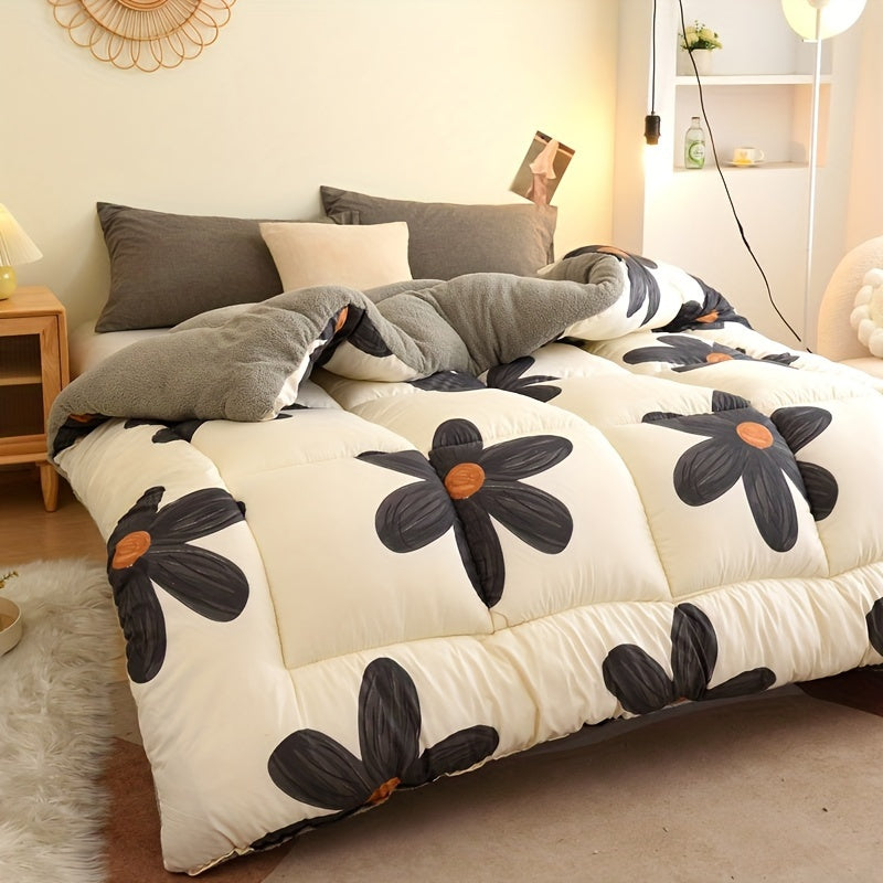 All-Season Geometric Duvet Insert - Comfort