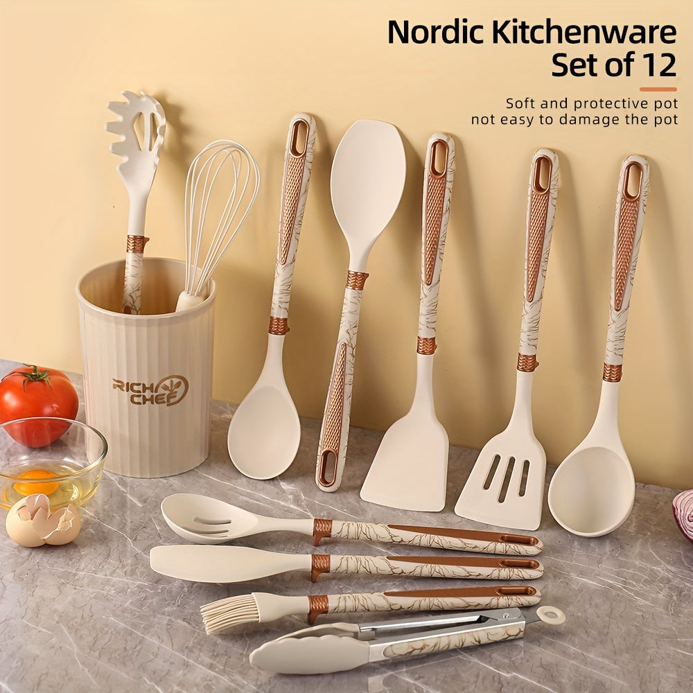 Premium Cooking Silicone Utensil Set