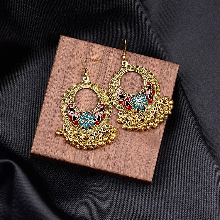 Noura - Boho Ethnic Drop Earrings for Women