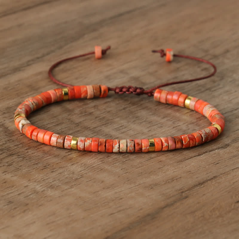 Seraphina - Braided Natural Stone Bead Bracelet for Women