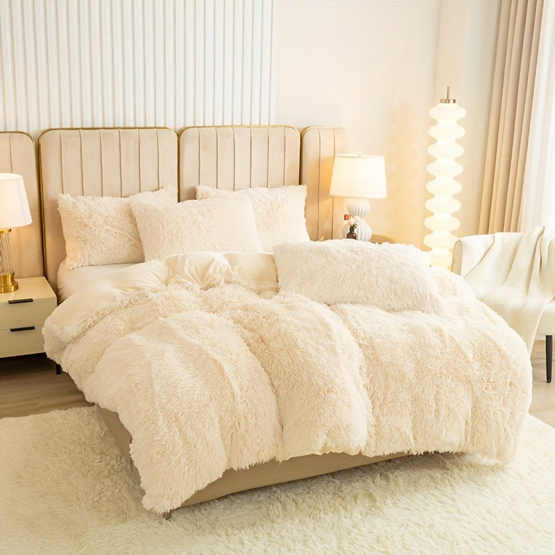 Ultra-Soft Plush Duvet Cover Set - Zipped