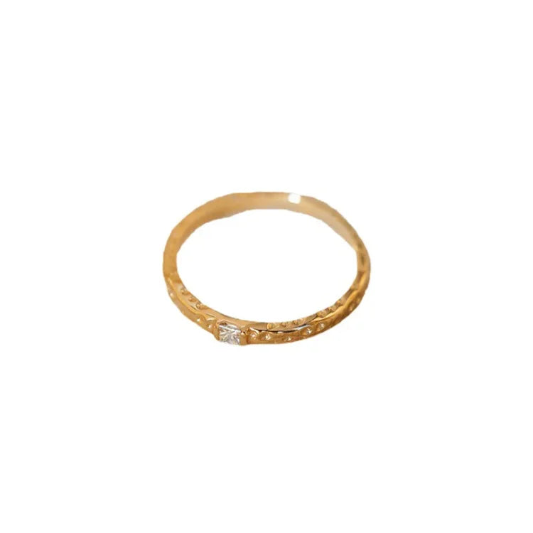 Aurora - Zirconia Gold-Plated Ring for Women