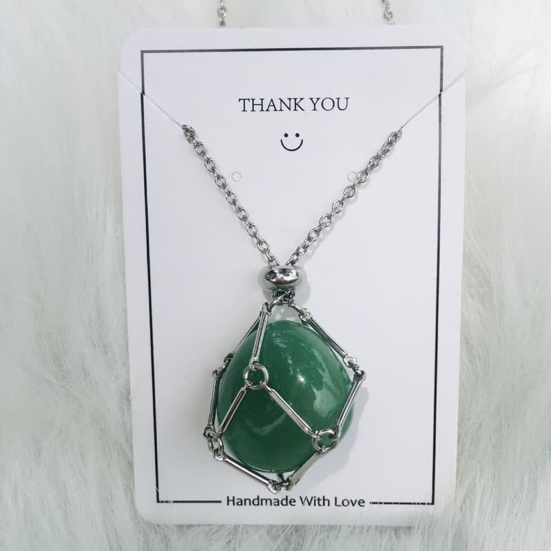 Iris - Natural Crystal Pendant Necklace for Women