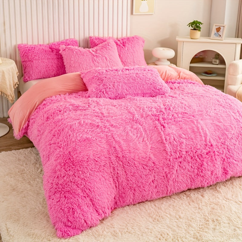 Ultra-Soft Plush Duvet Cover Set - Zipped