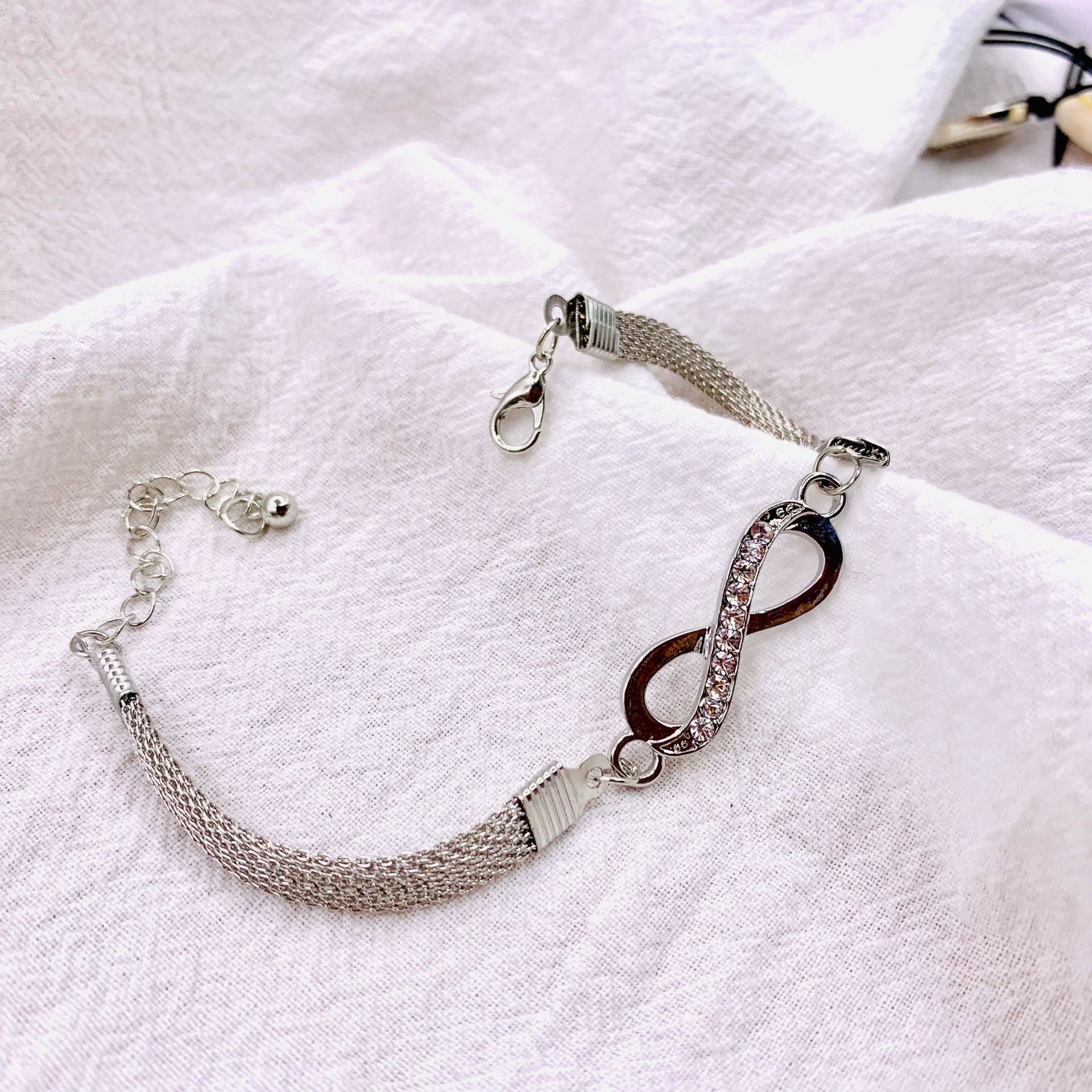 Infinity - Timeless Silver Charm Bracelet for Women