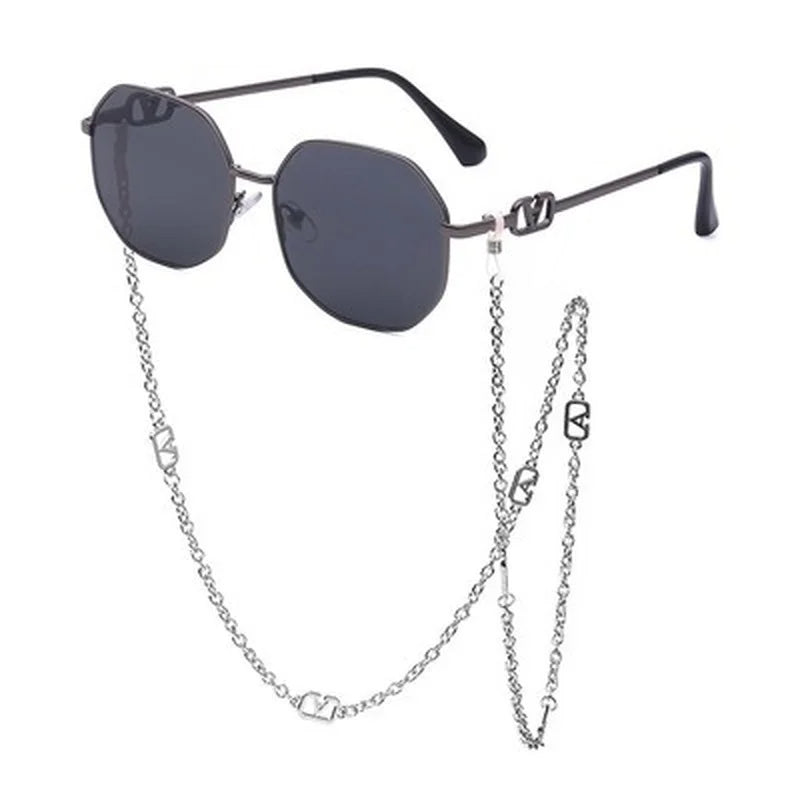 RubyShade - Bold Statement Sunglasses with Chain Cord