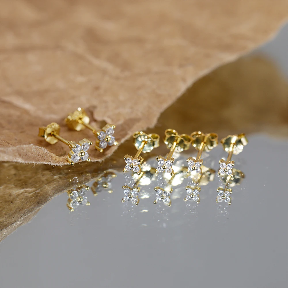 Sophie Studs - Elegant Flower Stud Earrings