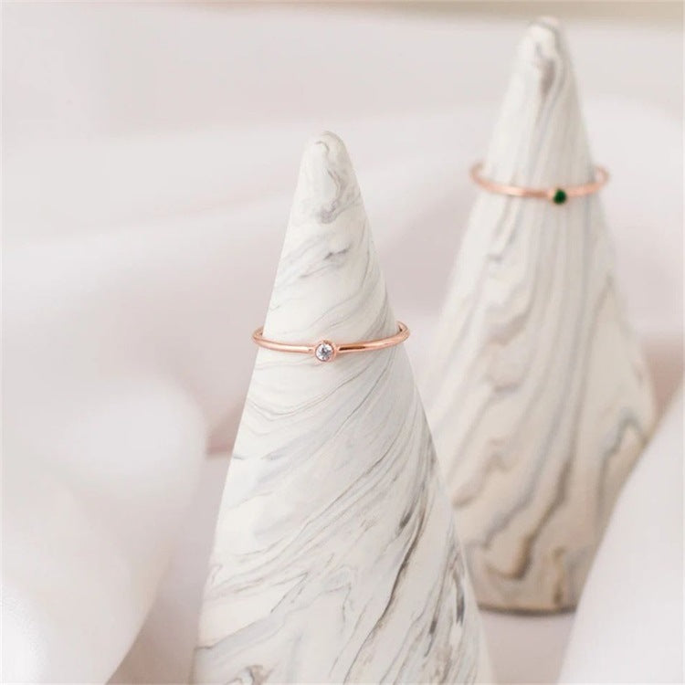 Celestia - Birthstone Ring with Celestial Elegance for Women