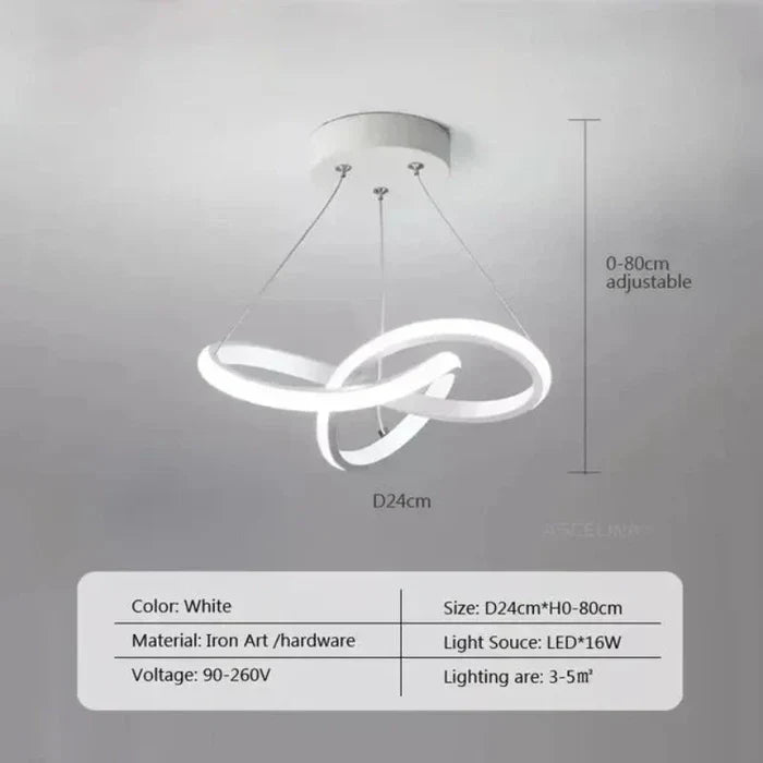 WaveGlow LED Ceiling Light – Stylish Modern Lamp