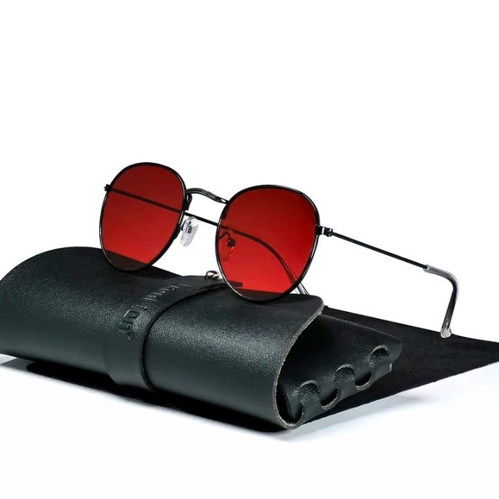 Nando - Classic Round Sunglasses