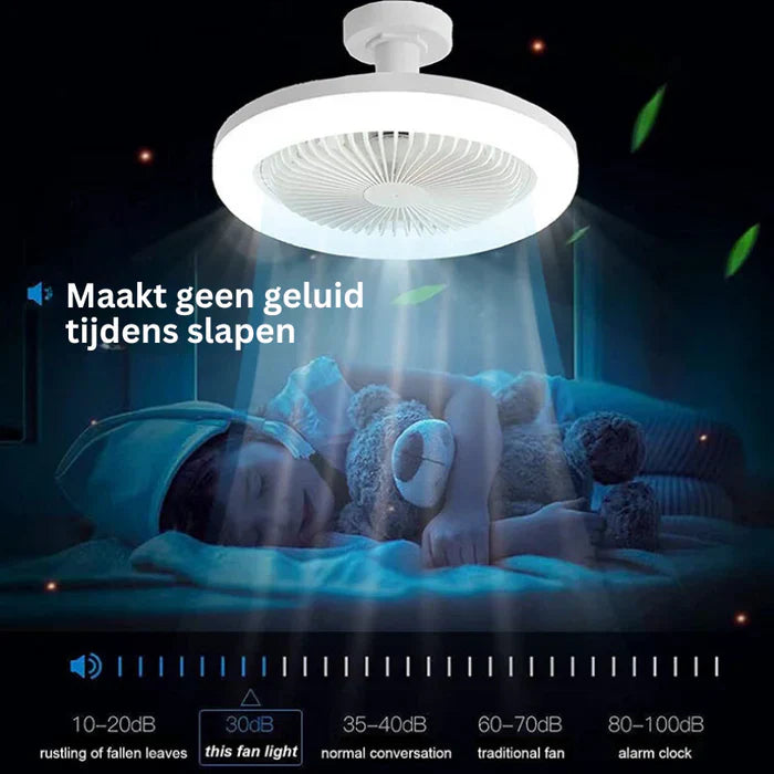 CoolLight Ceiling Fan - Stylish Fan with LED Light