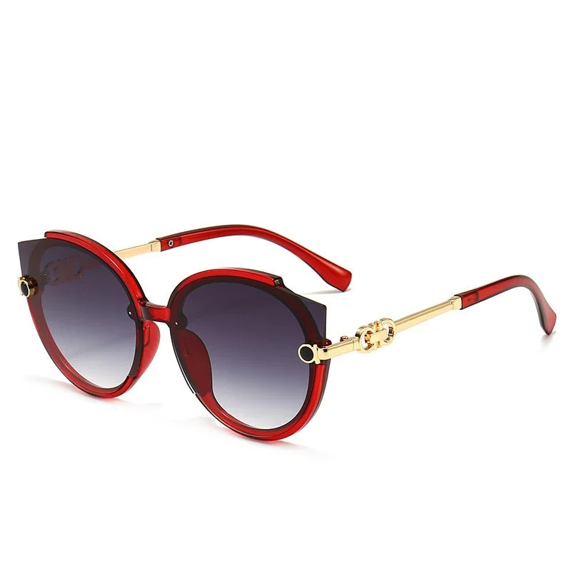 Patty Eyewear - Round Vintage Sunglasses with UV Protection