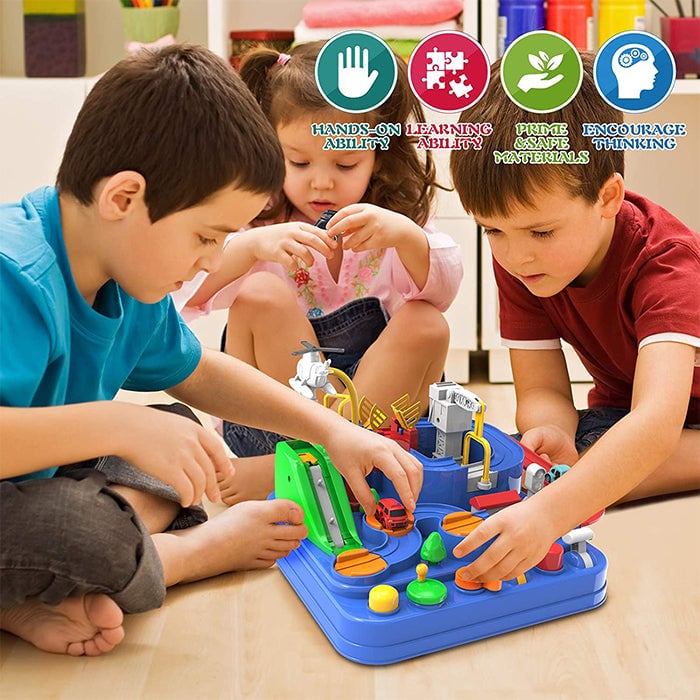 RescueTrack Adventure Set - Educational Toddler Activity Track