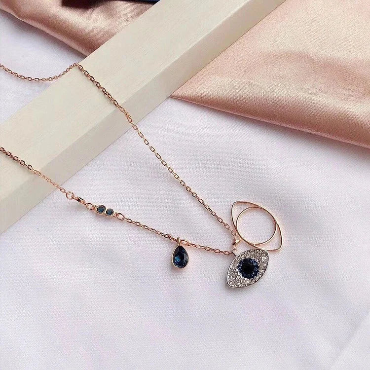 Amira - Evil Eye Necklace and Bracelet Set for Women