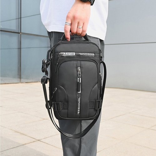 SecureNylon - Waterproof Anti-Theft Shoulder Bag
