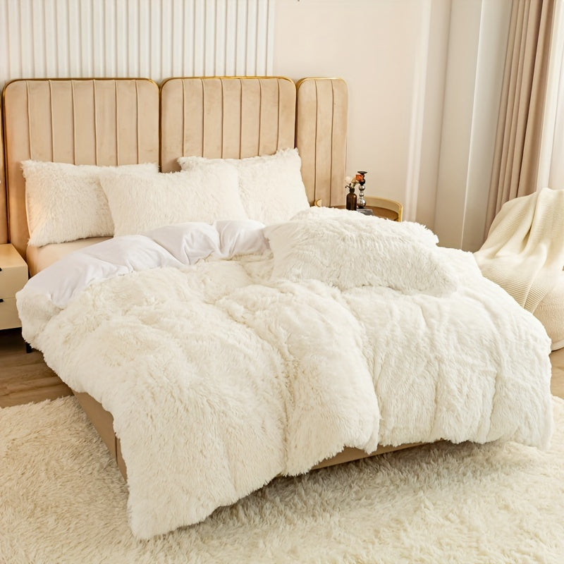 Ultra-Soft Plush Duvet Cover Set - Zipped
