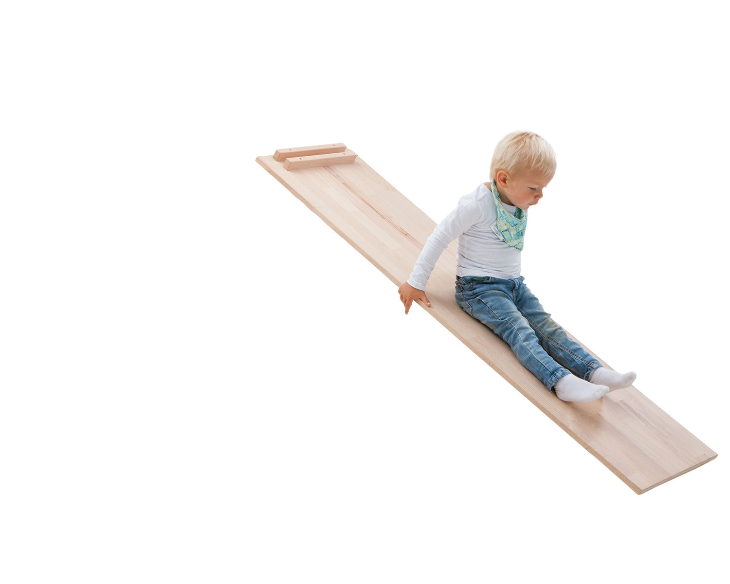 ClimbEase Board - Reversible Wooden Ladder and Slide