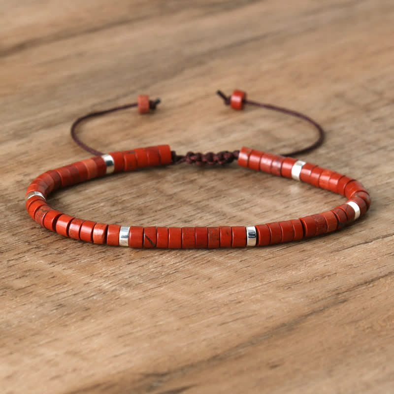 Seraphina - Braided Natural Stone Bead Bracelet for Women