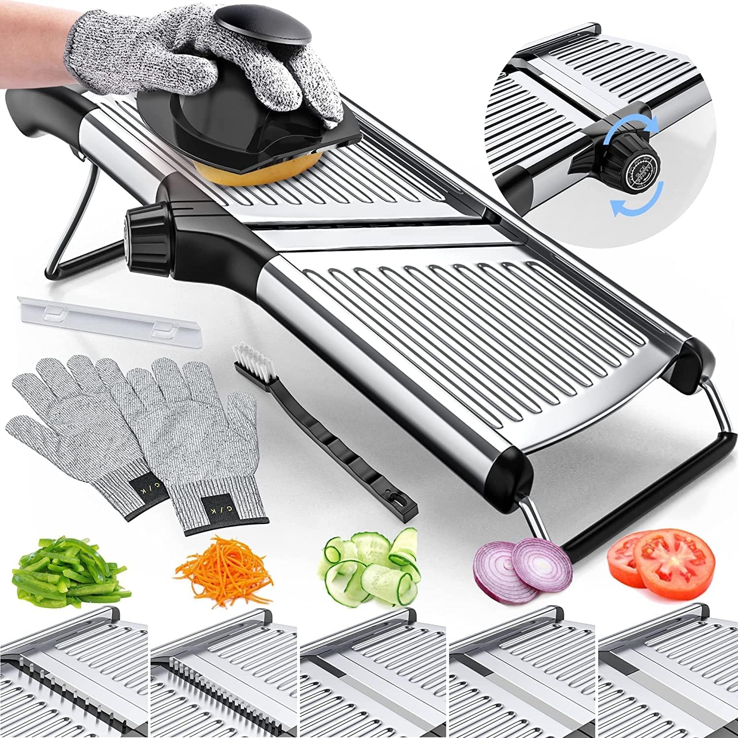 SlicerPro - Mandoline Set with Cut-Resistant Gloves