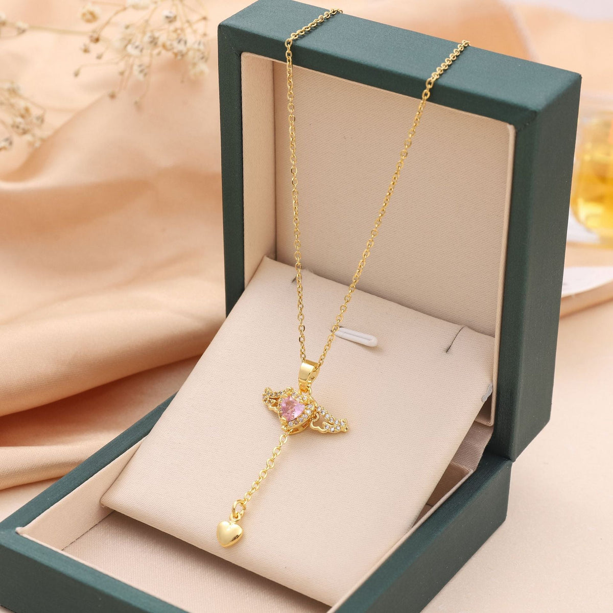Livia - Angel Wing Pendant Necklace