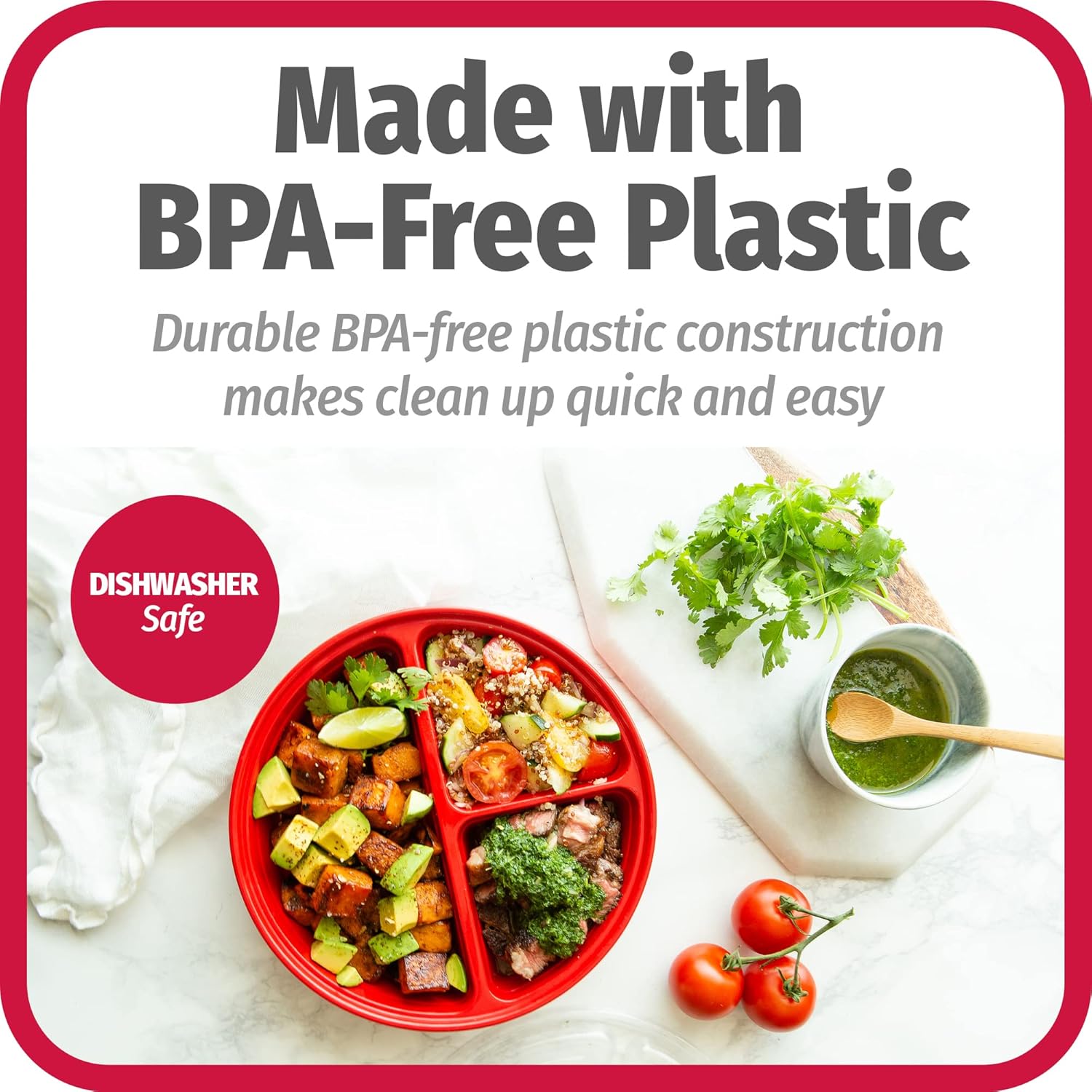 FreshPrep - BPA-Free Meal Prep Container Set