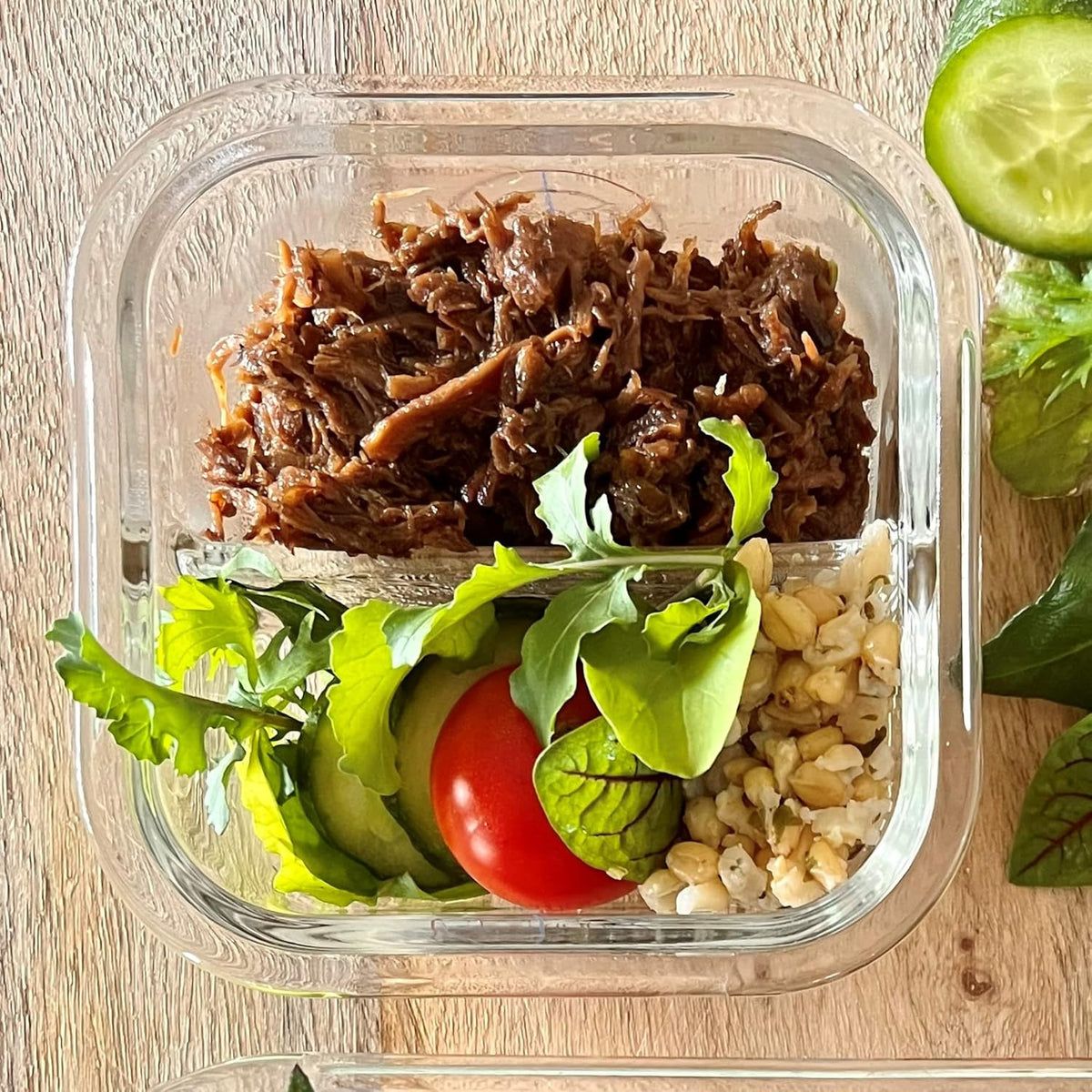 PortionMaster - Set of 3 Glass Portion Control Containers