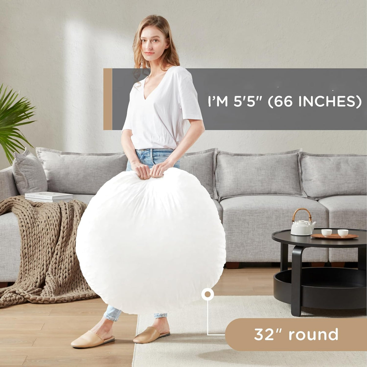 ZenCircle - Large Round Memory Foam Meditation Cushion