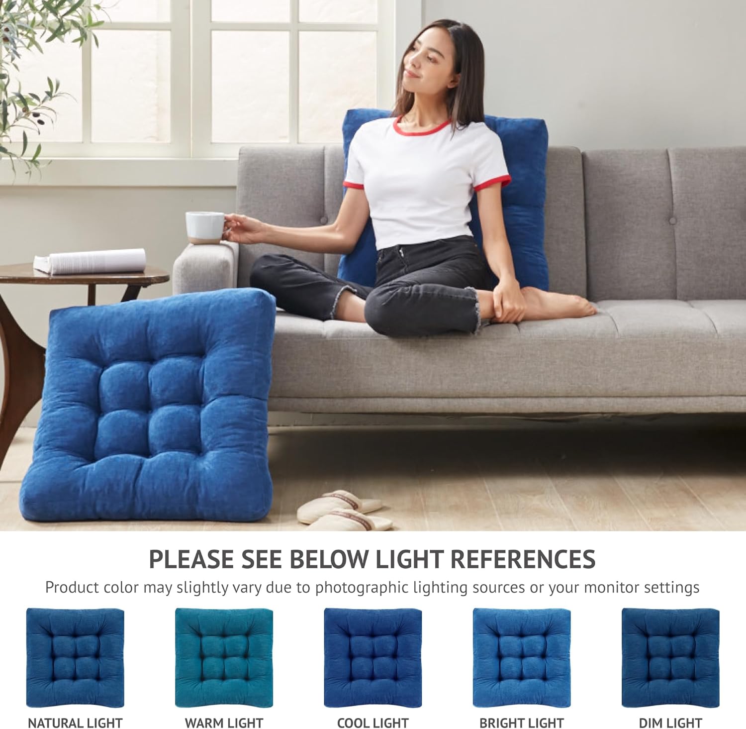 ZenCushion - Set of 2 Luxe Meditation Cushions