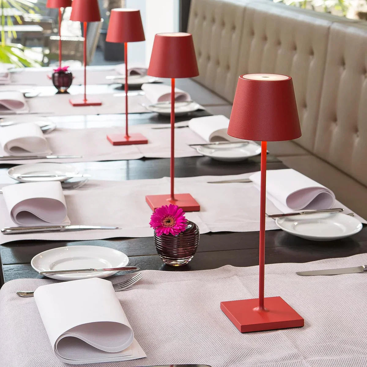 LumiLuxe Table Lamp - Cordless Rechargeable LED Light