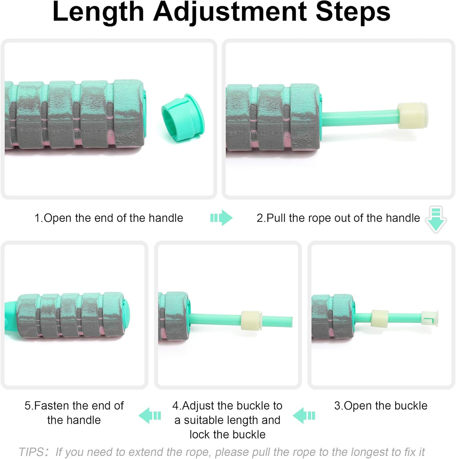 AdjustFit - Cordless Weighted Jump Rope