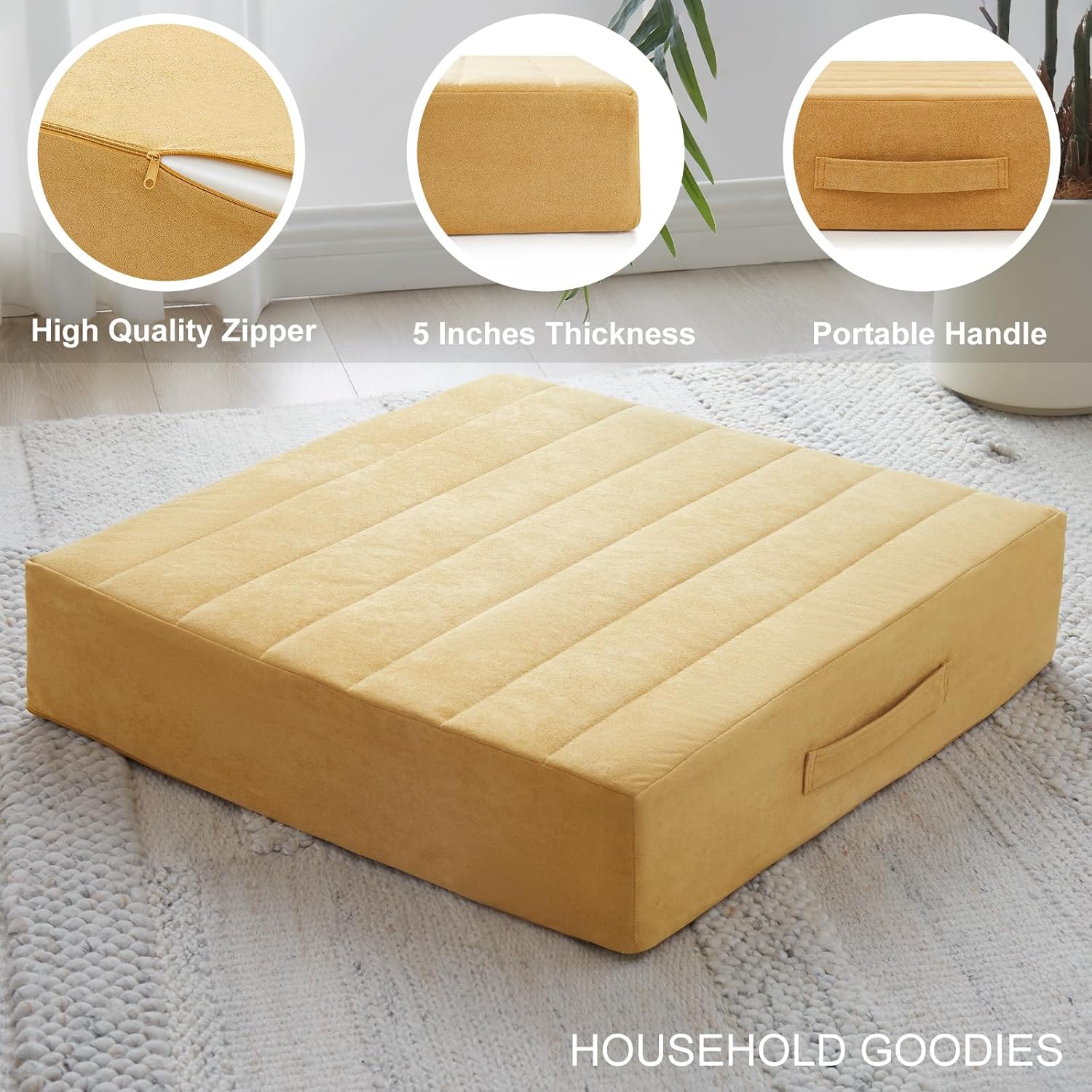 ZenCushion - Luxe Meditation Cushion with Cover