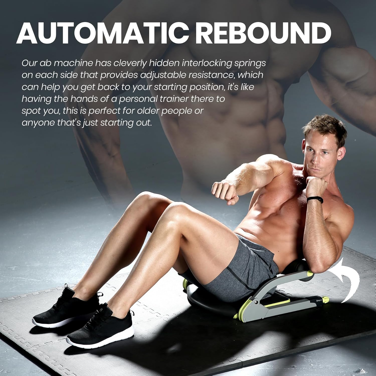 CoreMax Compact Ab Crunch Trainer