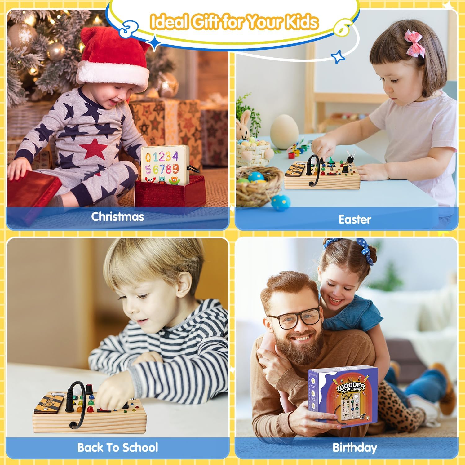 LumiBoard – Montessori LED Activity Board for Toddlers