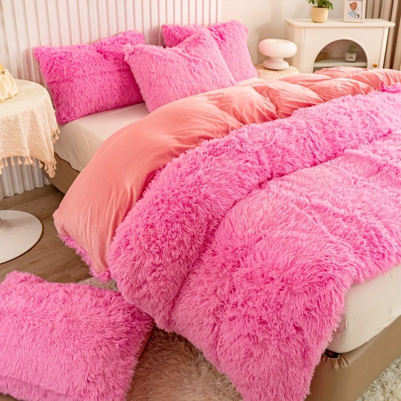 Ultra-Soft Plush Duvet Cover Set - Zipped