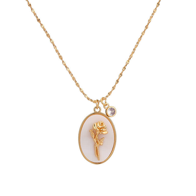 Aurora - Birthstone & Birth Flower Necklace for Women